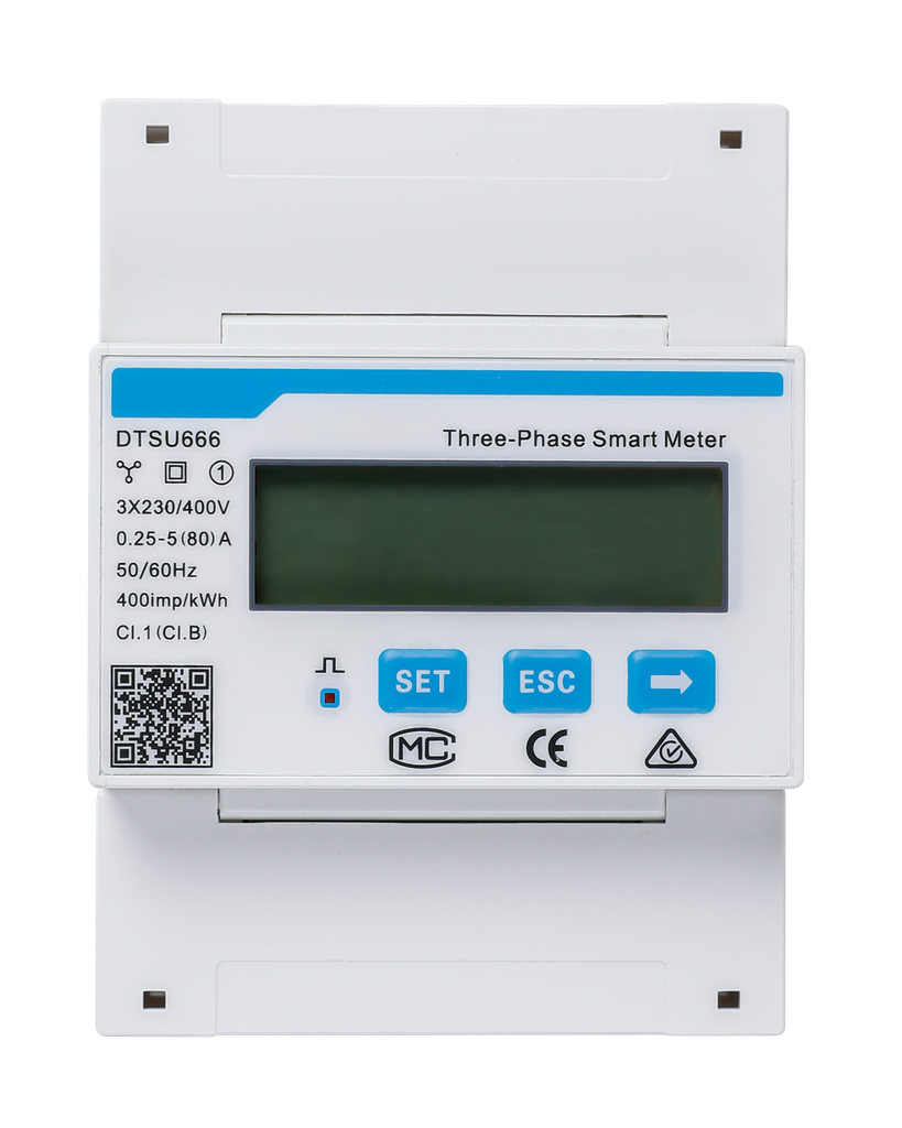 [540041] Sungrow DTSU666 3-Phasen-Zähler mit Stromwandlern 100 A/40 mA für AC-EV-Ladegerät