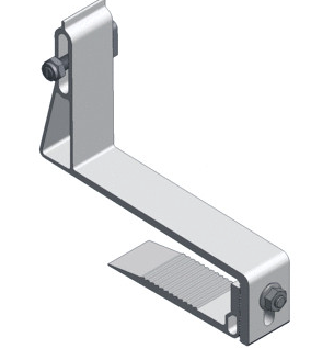 [729543] VDV Alu. Slimline-Dachhaken 35-59 verstellbarer Twist HK + Mutter