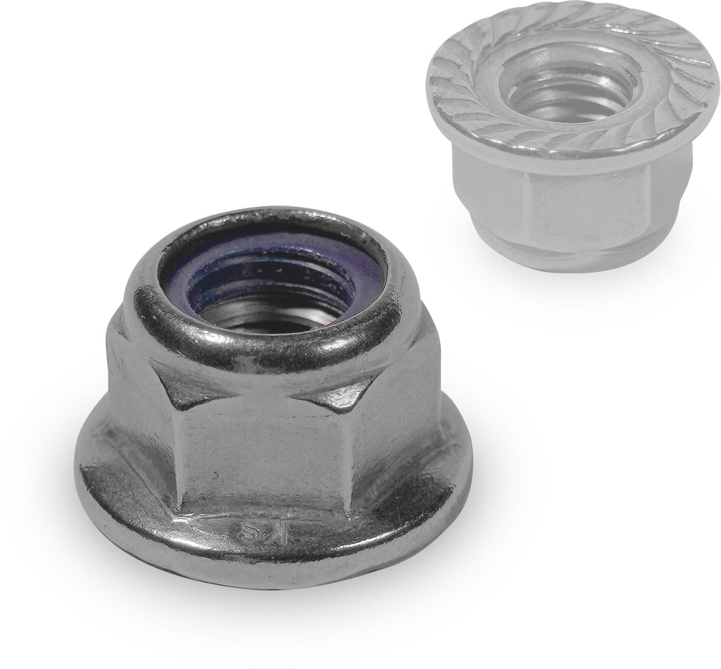 [2002744] K2 Self-locking hexagon nut serration M8
