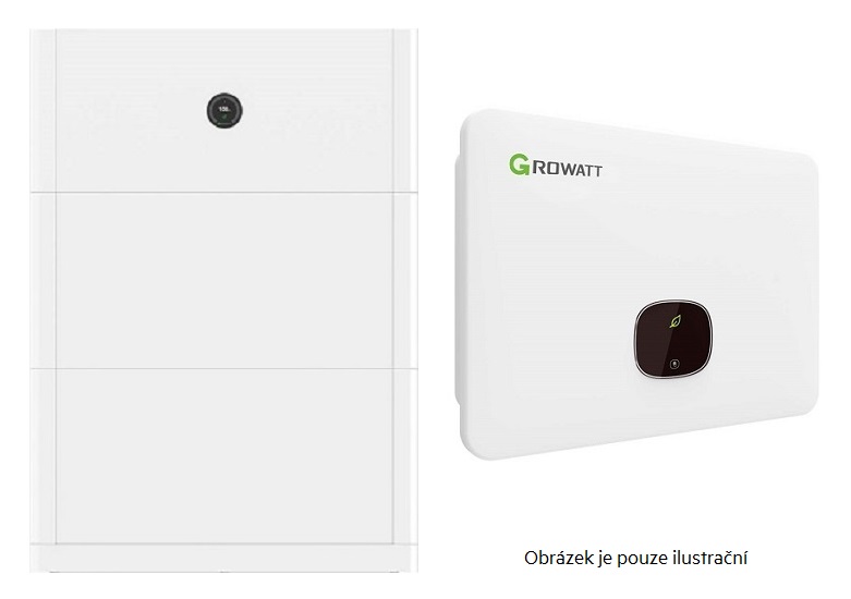Growatt SET MOD 15KTL3 XH, 15kWh Batterie
