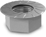 [1000042] K2 Hexagon flange nut M10 